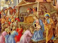Fra Angelico Nativity wallpaper