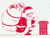 Santas List Christmas wallpaper