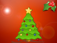 Simple Christmas Tree wallpaper