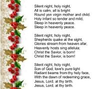 Christmas Songs Lyrics - Lyrics to Popular Christmas Carols & Songs with  Printables